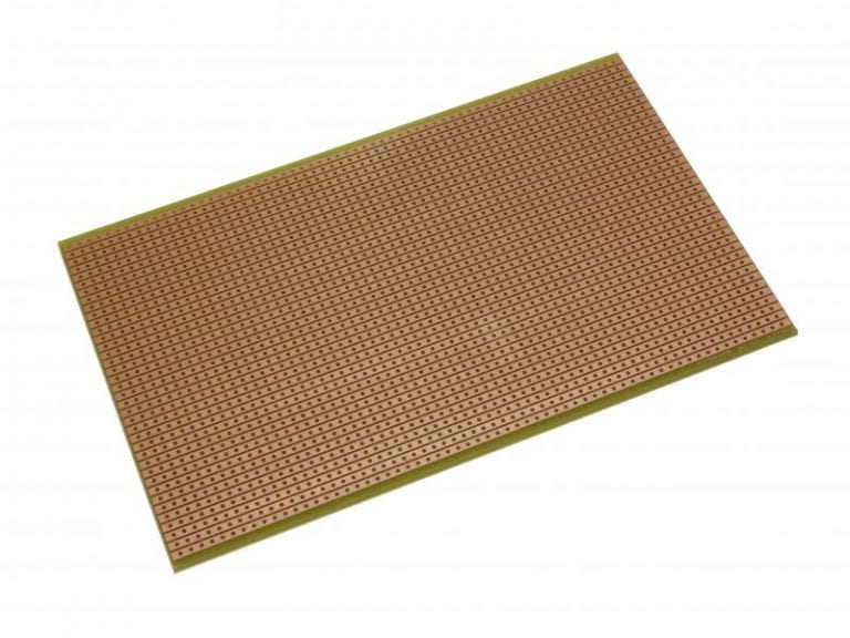 StripBoard-3U, 160x100mm Solder Protoboard - Solarbotics Ltd.