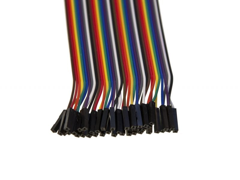 1M - 40 Pin Ribbon Cable w/Dupont Connectors (Male to Female) - ZYLtech  Engineering, LLC