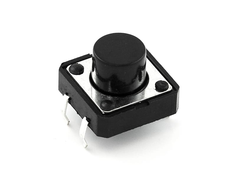 5Pcs PB13 Square Small Push Button Switch 12mm*12mm Momentary 2Pin SPST