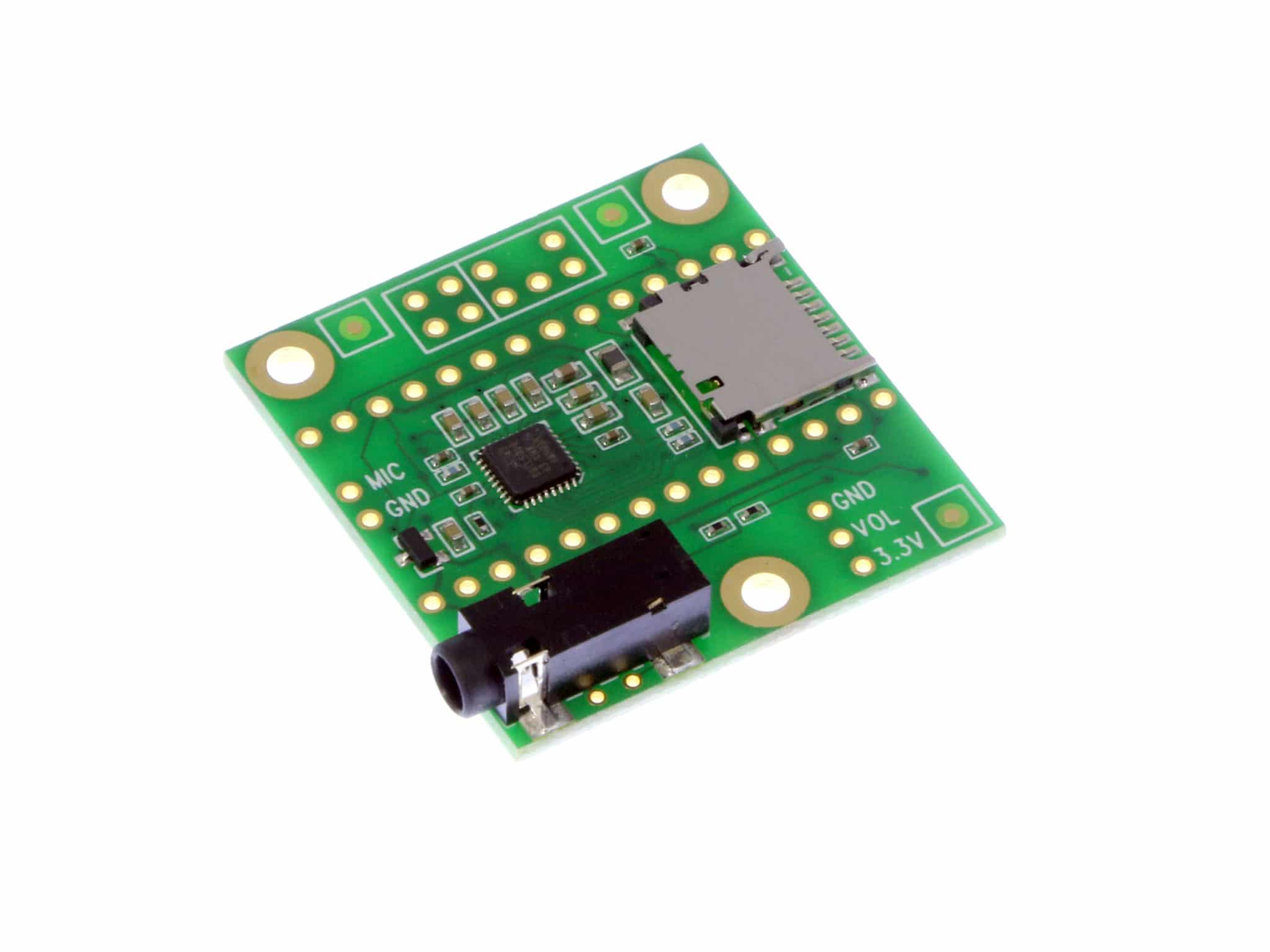 PJRC Audio Adapter Shield Rev D SGTL5000 for Teensy 4.0 Microcontroller US