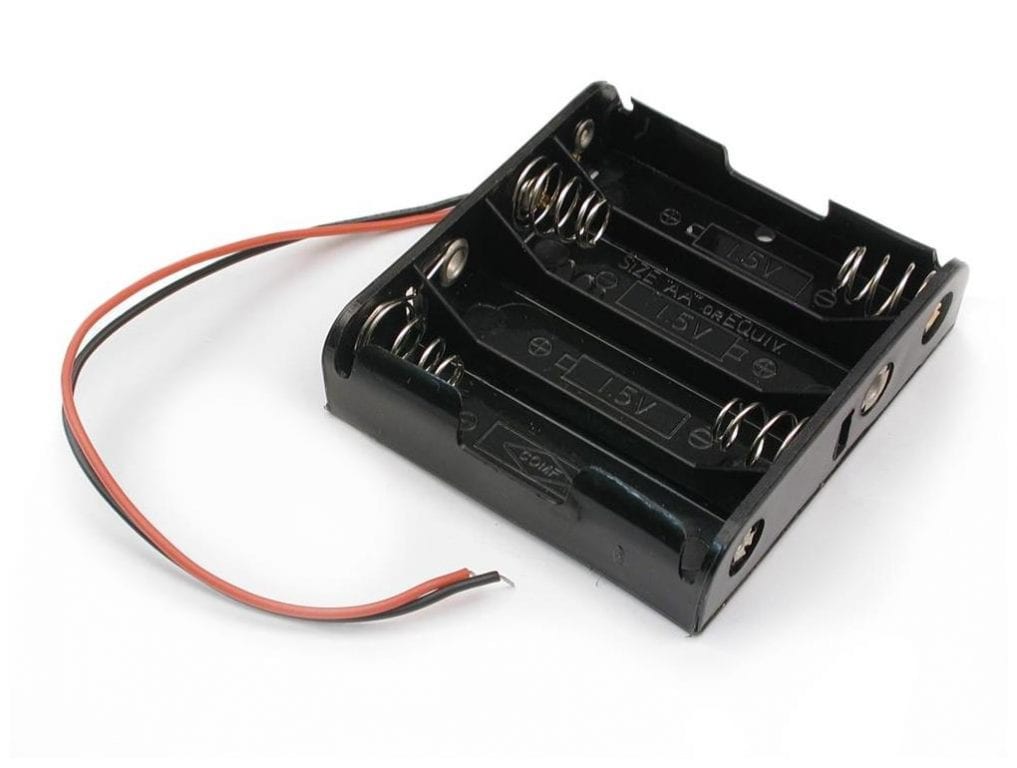 4 x AA Battery Holder - Solarbotics Ltd.