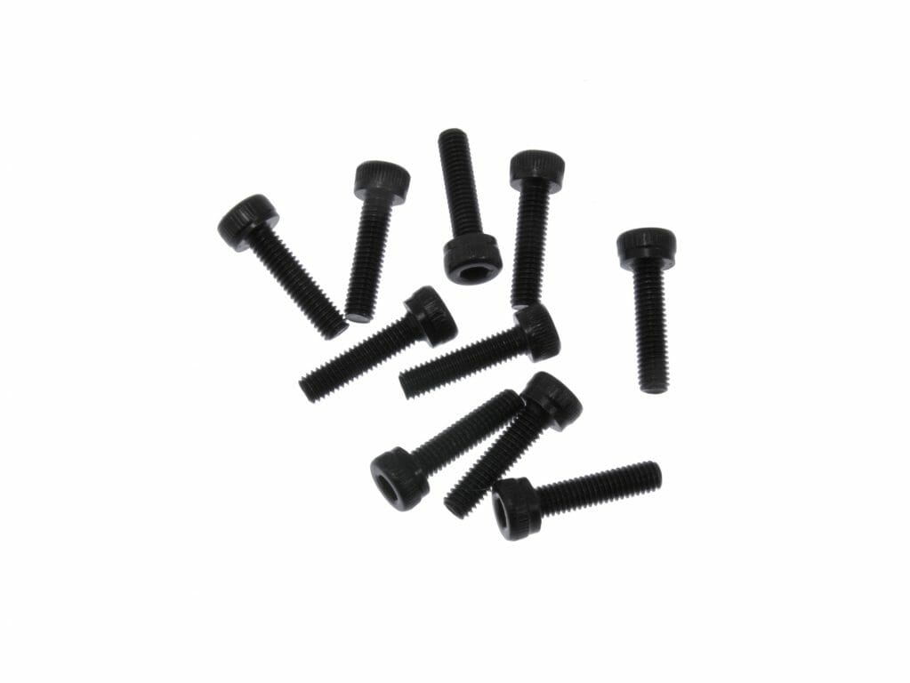 M3x12mm Black Hex Socket Head Screws - Solarbotics Ltd.